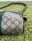 Borsello Gucci beige verde e rosso