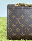 Borsa Louis Vuitton Victoire marrone rossa e oro