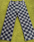 Pantalone Louis Vuitton damier 50 blu
