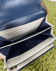 Borsa Gucci panna e blu