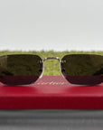 Occhiali da sole Cartier Decor C Rosso
