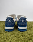 Louis Vuitton Trainer in Denim Blu 8.5