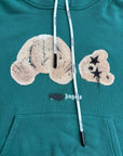 Felpa Palm Angels Teddy Bear Verde XL