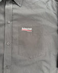 Camicia Balenciaga doppio strato Nera 37