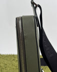 Borsa Monospalla Brique Prada in pelle saffiano Verde
