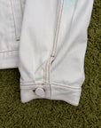 Giacca Louis Vuitton Spray in Denim Bianca Multicolor 54