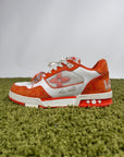 Louis Vuitton Trainer in Denim Arancione 9