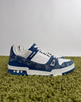 Louis Vuitton Trainer In Denim Blu 8