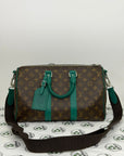 borsa Louis Vuitton Bandoulier 35 marrone e verde