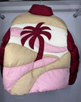 giubbotto Moncler X Palm angels Size 0=XS rosso rosa e marrone