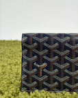 Portafoglio Goyard Richelieu in tela Goyardine Nero