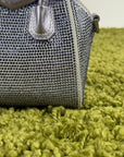Borsa Micro Antigona In raso Con strass lavanda Viola