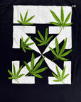 T-Shirt Weed Arrows Off White Nera M