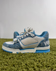 Louis Vuitton Trainer in denim Azzurro 8.5