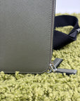 Borsa Monospalla Brique Prada in pelle saffiano Verde