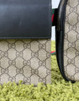 Gucci Double Belt Bag Beige