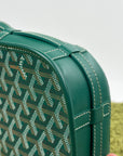 Borsa Goyard Belvedere PM in tela Goyardine Verde