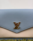 Pochette Louis Vuitton Mylockme Chain Azzurro