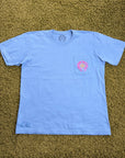 T-Shirt Chrome Miami Exclusive Horseshoe Hearts Azzurro L