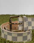 Cintura Louis Vuitton Bianca 95 38 115cm