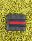 Portafoglio Gucci nero blu e rosso