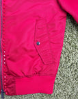 Bomber Valentino Garavani in Nylon Rosso 50