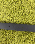 Cintura Gucci nera e argento