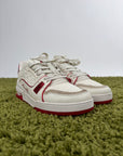 Louis Vuitton Trainer Bianco Rosso 8