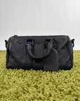 Borsa Keepall Bandoulière 25 Monogram Louis Vuitton Nero