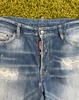 Pantaloncino Dsquared2 in denim 50
