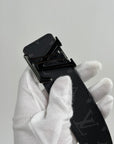 Cintura Louis Vuitton Reversibile Nero 110/44 127cm