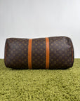 Borsone da viaggio Keepal Louis Vuitton Marrone