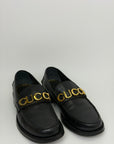 Mocassino Gucci Size 38 nero e oro