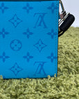 Mini Borsa a tracolla Louis Vuitton Gaston Azzurra