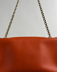 Borsa Ferragamo Gancini Chain Arancione