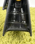 Borsa Jacquemus La grande Bambino Coccodrillo Nero
