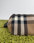 Marsupio Sonny Canvas Check Burberry Marrone