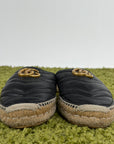 Sandali Gucci Size 38.5 neri e oro