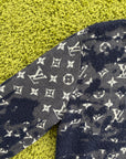 Pullover Louis Vuitton in Lana Blu Navy Monogram S