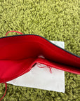 Portafoglio Louboutin nero e rosso