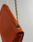 Borsa Ferragamo Gancini Chain Arancione