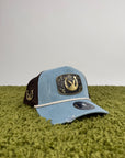 Cappello Playboy con visiera in denim