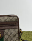 Borsello Gucci beige verde e rosso