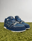 Louis Vuitton Trainer in Denim Blu 9.5