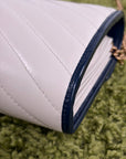 Borsa Gucci panna e blu