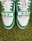 Louis Vuitton Trainer in Denim Verde 7.5