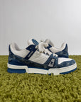 Louis Vuitton In Denim Blu 7.5