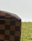 Beauty Case Louis Vuitton in tela Damier Marrone