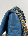 Borsa Chanel 19 Trapuntata in Pelle Azzurra