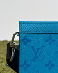Mini Borsa a tracolla Louis Vuitton Gaston Azzurra